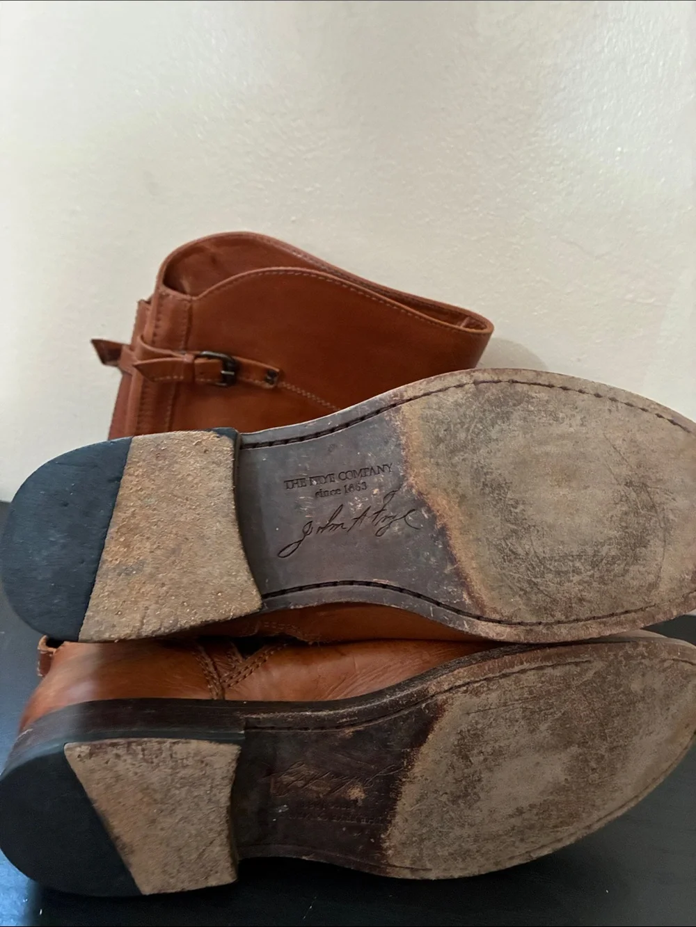 Frye Women's Phillip Riding Boots in a whiskey size 9.5